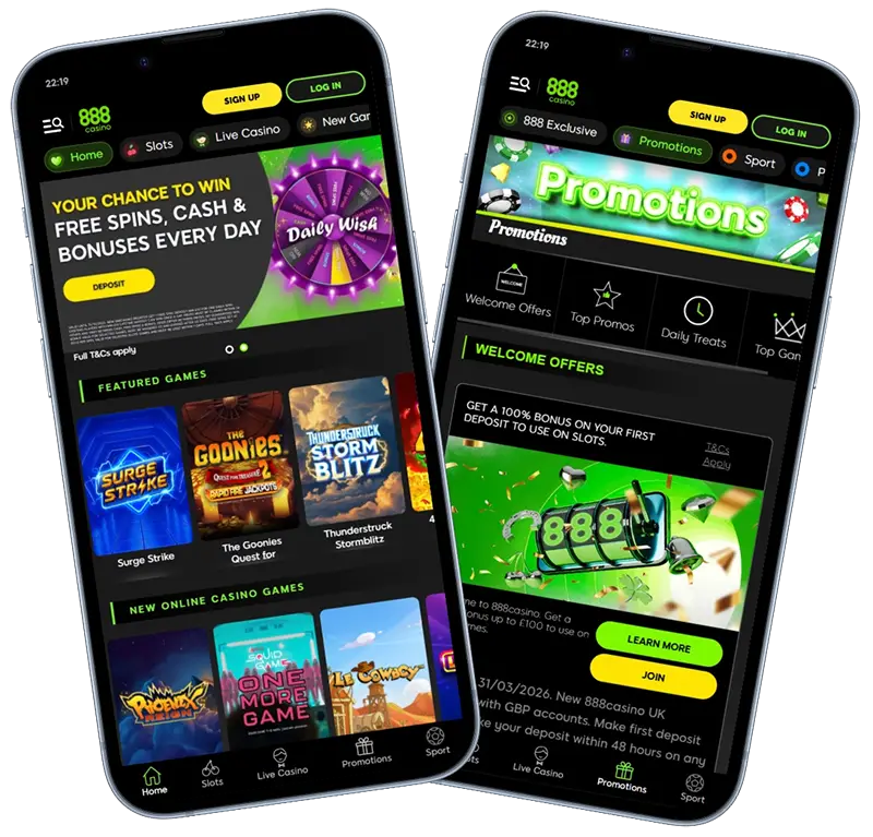 888Casino registration