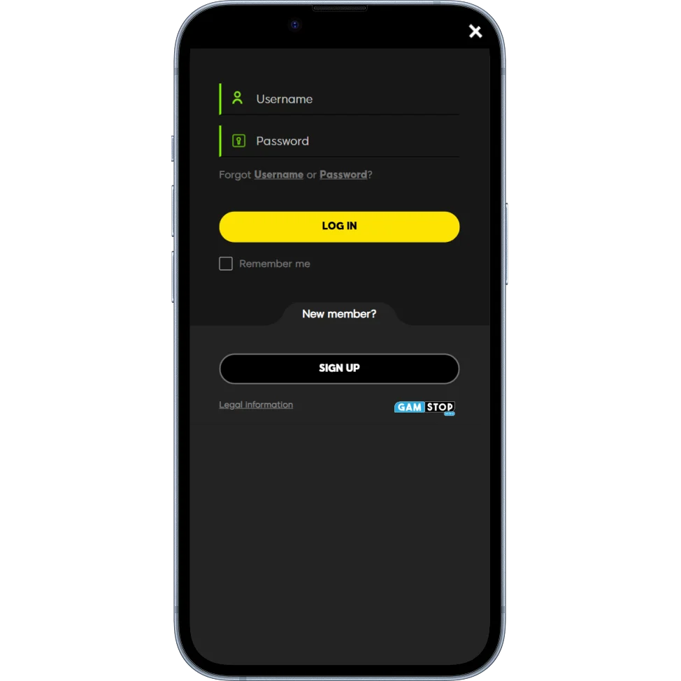 888Casino signing in on mobile